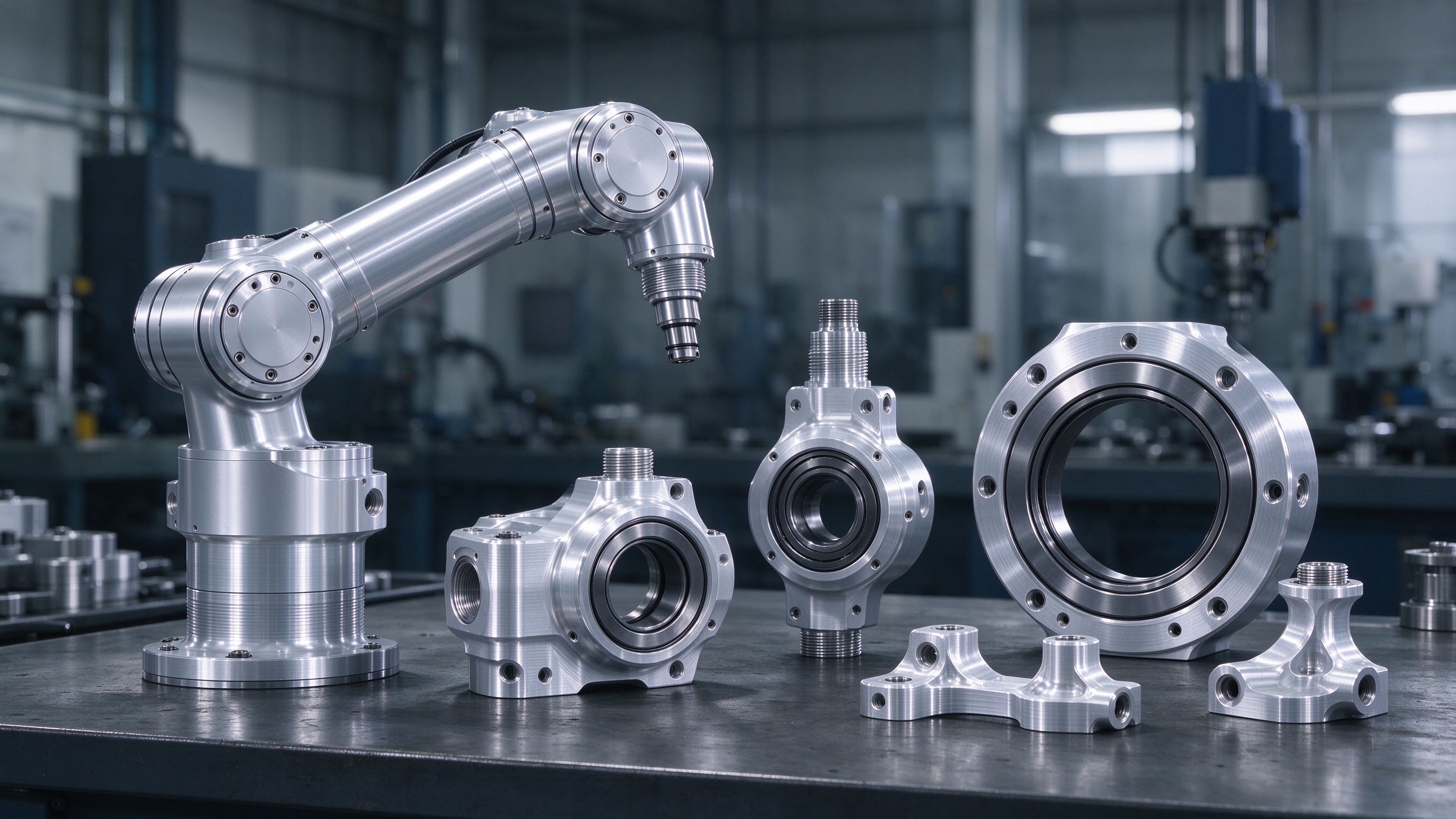 Robot precision metal parts manufacturing